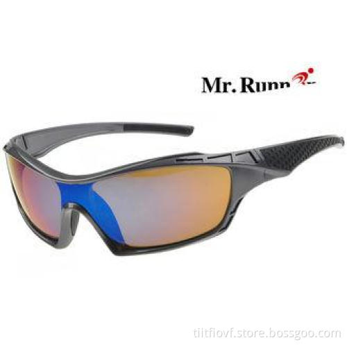 Men Multi-angular Frame Polarized Cycling Sunglasses UV400